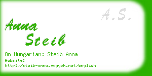 anna steib business card